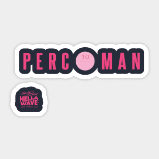 Perc Man 10 Pink OG Design Sticker